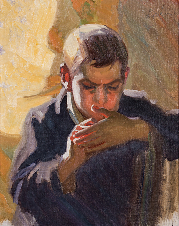Edwin Lydén oljemålning