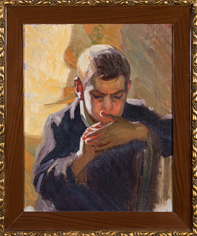 Edwin Lydén oljemålning