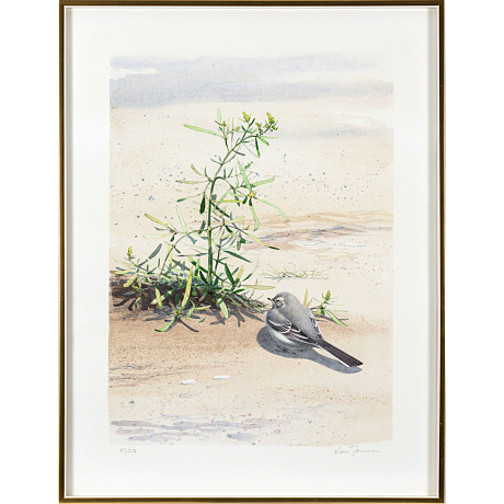 LARS JONSSON, färglitografi, signerad och numrera