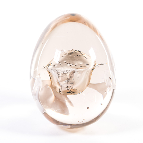 Oiva Toikka glasskulptur