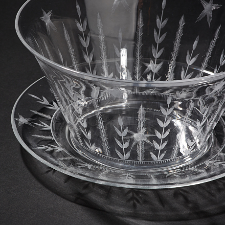 Skål med fat, Orrefors 1935, Edward Hald