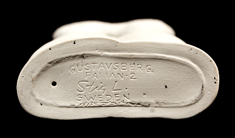 Stig lindberg ◇ Parian Tvillingarna Stig Lindberg (Parian 1977) Matte White Tvillingarna