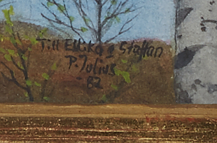 Per Julius akvarellmålning