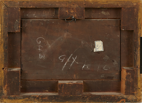 Oidentifierad konstnär oljemålning 