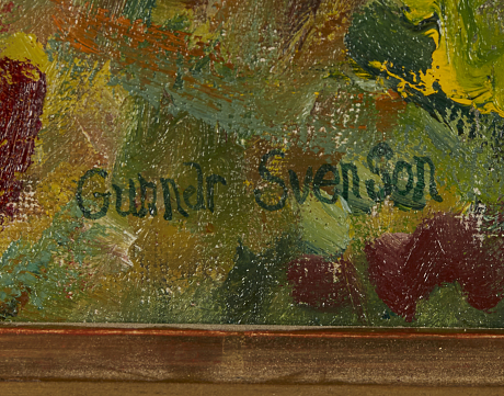 Gunnar Svensson oljemålning