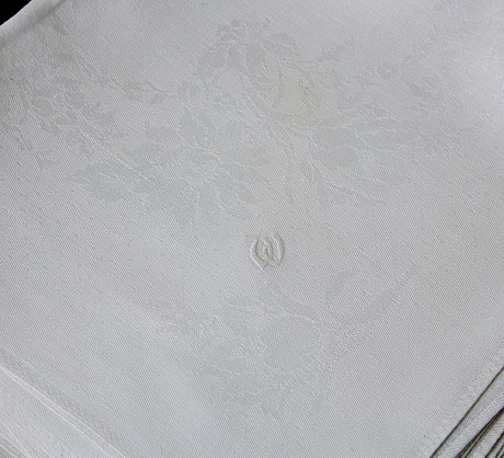 Servietter linnedamast