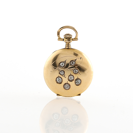 Fickur Moulinet 14K ca år 1900