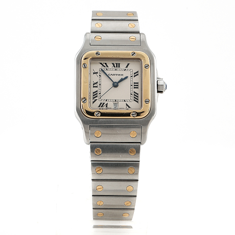 Edition Luxe Cartier Santos Galbée Armbandsur