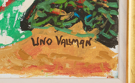 Uno Vallman oljemålning