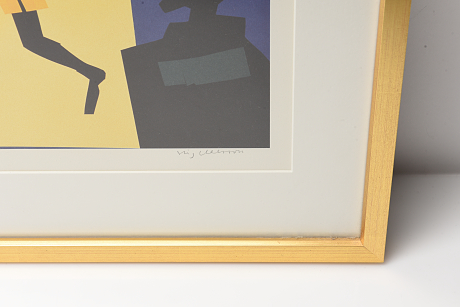 Litografi Stig Claesson 