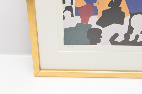 Litografi Stig Claesson