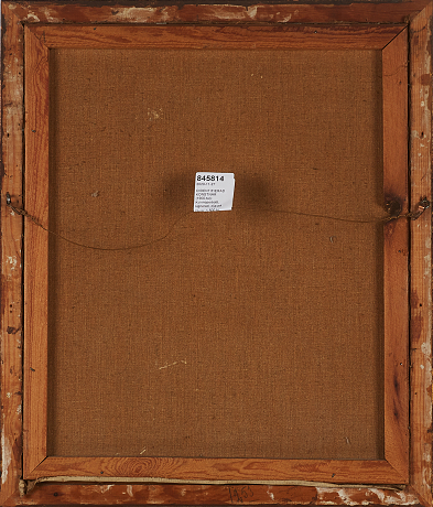 Oidentifierad konstnär oljemålning