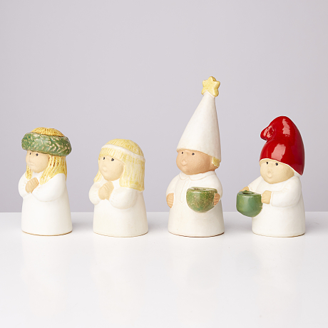 Lisa Larson figuriner 4 st