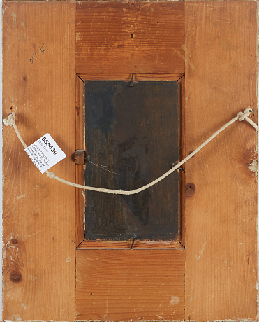 Oidentifierad konstnär oljemålning