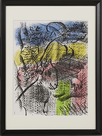 Marc Chagall färglitografi 