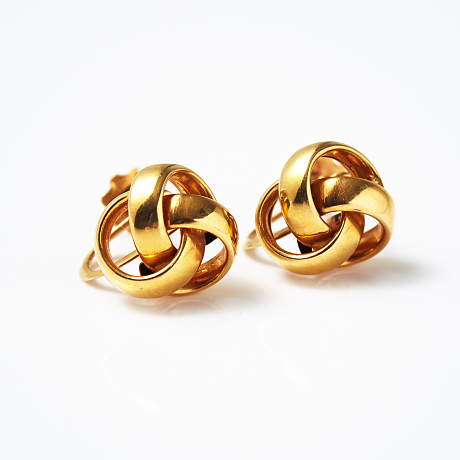 Örhängen 2 par 18 k guld