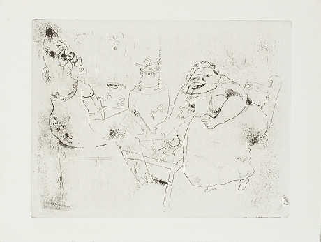 Marc Chagall Les Âmes mortes Gogol