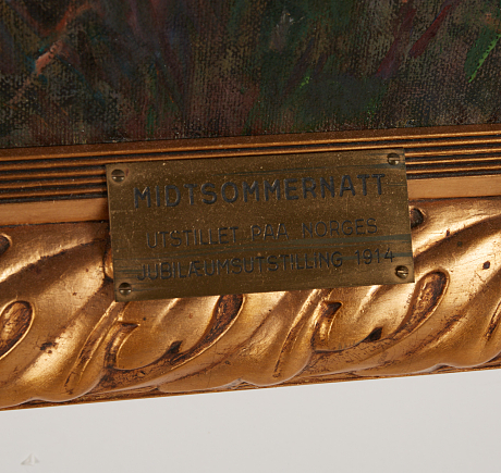 Anstein Risteigen oljemålning