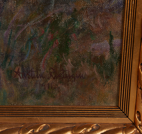 Anstein Risteigen oljemålning