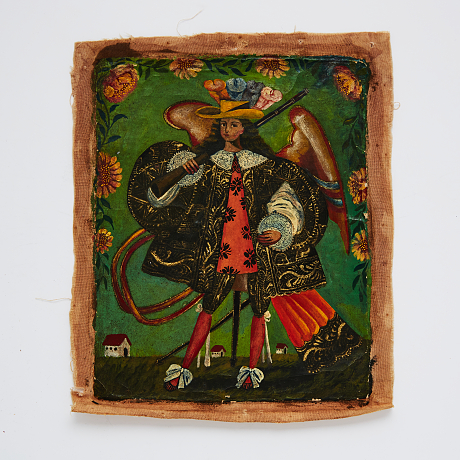 Oidentifierad konstnär oljemålning 