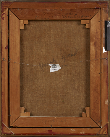 Oidentifierad konstnär oljemålning