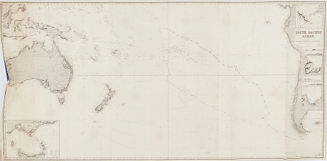 Pacific Ocean Norie & Wilson 1884