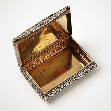 Nathaniel Mills snusask sterlingsilver