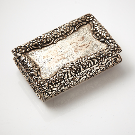 Nathaniel Mills snusask sterlingsilver