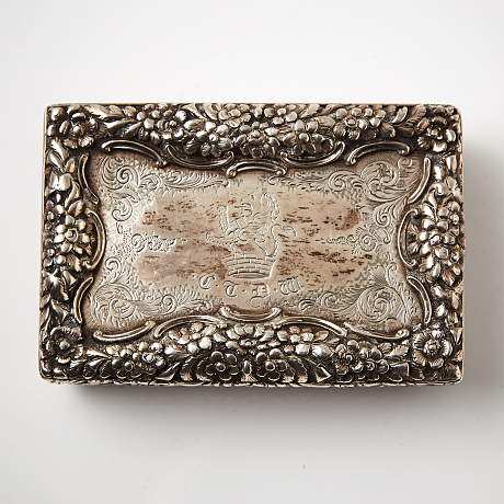 Nathaniel Mills snusask sterlingsilver