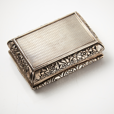 Nathaniel Mills snusask sterlingsilver