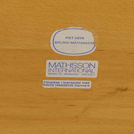 Superellips matbord